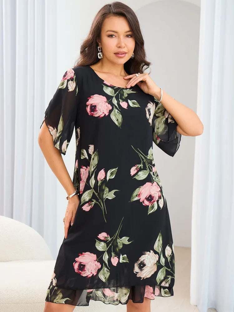💐【S-5XL】 Eleganckie sukienki z nadrukiem