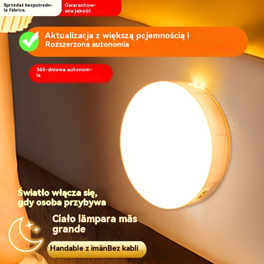 🏡💡【Kup 1, a 1 dostaniesz gratis】Inteligentne światło LED wykrywające obecność człowieka, łatwe w ładowaniu i praktyczne