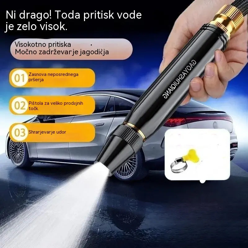 💧🚗2 kosa za 21 evrov🔥Nova visokotlačna šoba za pranje avtomobilov, univerzalna za zalivanje rož, pranje avtomobilov in čiščenje tal