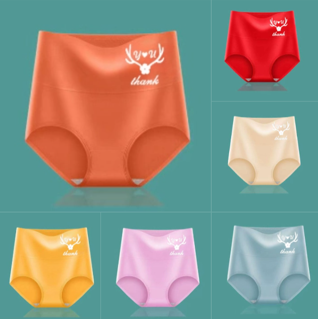 💖【6-częściowy】Wysoki stan, podnoszący pośladki, wykonany z wysokiej jakości bawełny✨️ (45-95 kg)