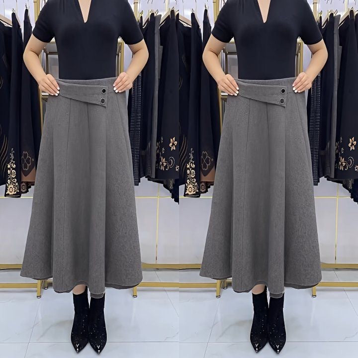 👗🎀【S-4XL】Vlněná sukně na podzim a zimu