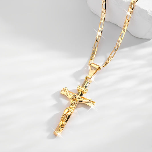 ✝️✨【Kup jeden, a drugi dostaniesz gratis】✝️Naszyjnik z krzyżem Jezusa
