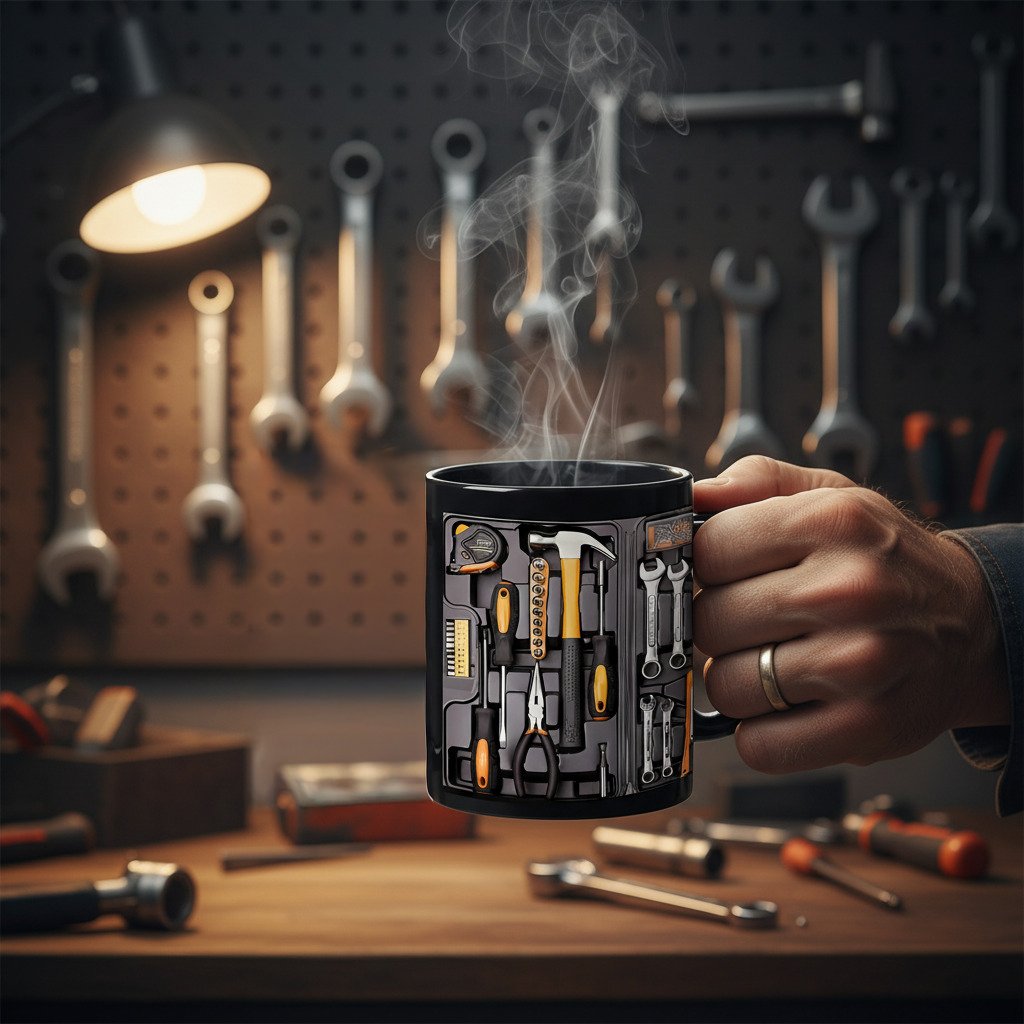 🔥☕Najboljša skodelica z orodjem za mehanike