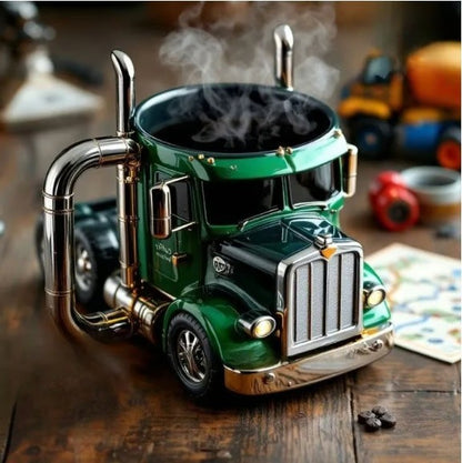 🚛Ręcznie robiony kubek do kawy w kształcie ciężarówki