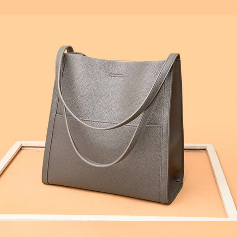 🔥👜👜【45% ZNIŻKI】Prosta, modna, pojemna torba na ramię z miękkiej skóry na jesień i zimę
