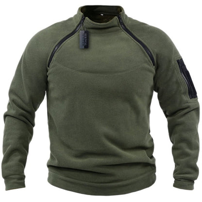 【S-4XL】Męski, ciepły T-shirt outdoorowy na jesień i zimę z długimi rękawami