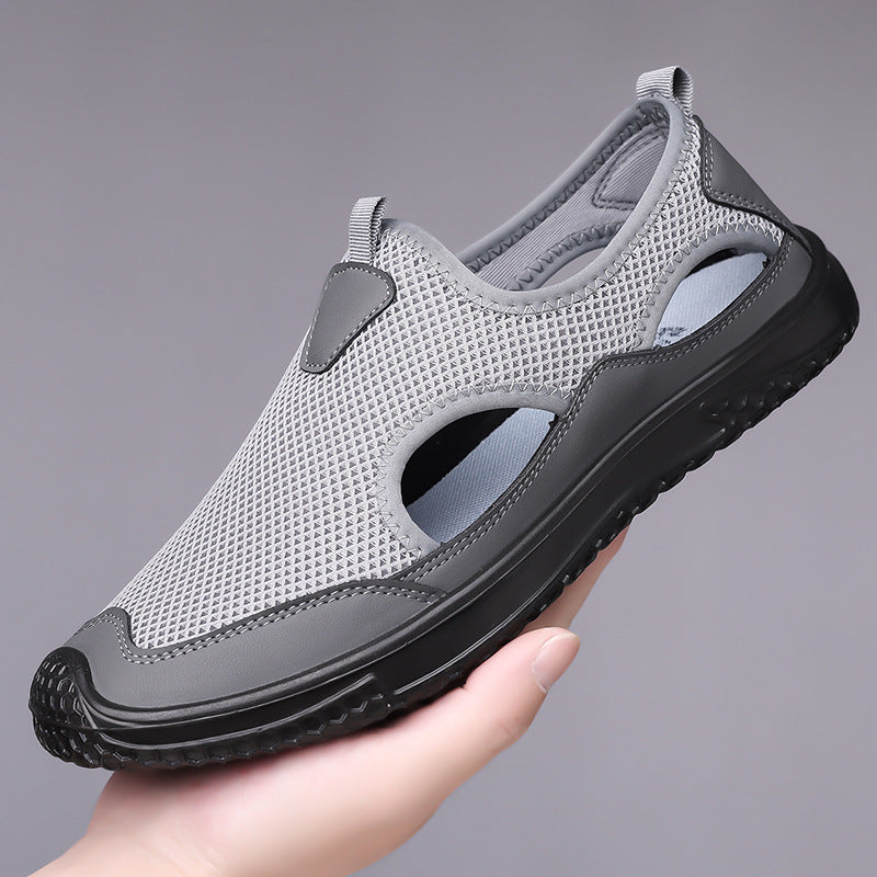 👟Oferta especial de verano🏆【Tallas 38-46】Nuevas sandalias de verano 2026 para hombre, malla transpirable, ligeras y antideslizantes.