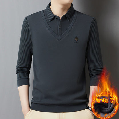🔥【M-4XL】Męski dwuczęściowy, ciepły top z kaszmiru premium