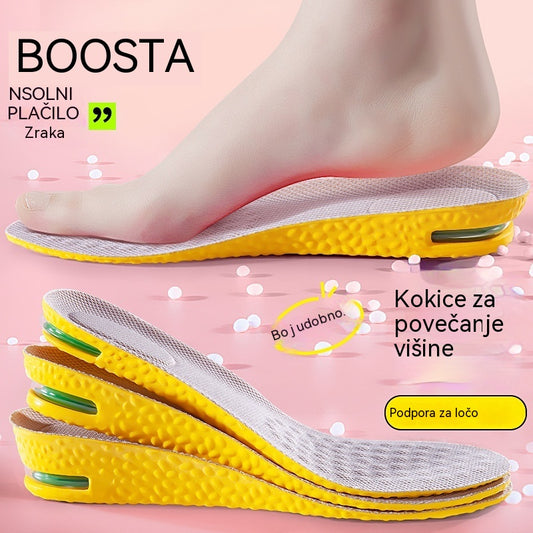 💥【Kupite enega, enega dobite brezplačno】Dva para udobnih vložkov z zračnim blaženjem za dodatno višino📈