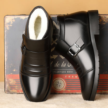 ✨📢【49% zniżki w ograniczonym czasie】【39-44】Męskie buty zimowe, ocieplane od środka, wygodna gruba podeszwa