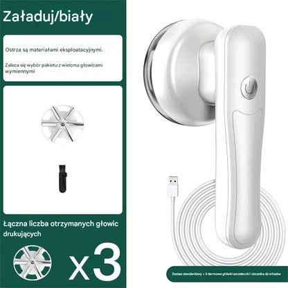 🔥👚✨ Wielofunkcyjny przenośny elektryczny depilator kulek, profesjonalnie usuwa kuleczki z wełny, dzianiny i bawełny 👕🧥🧶