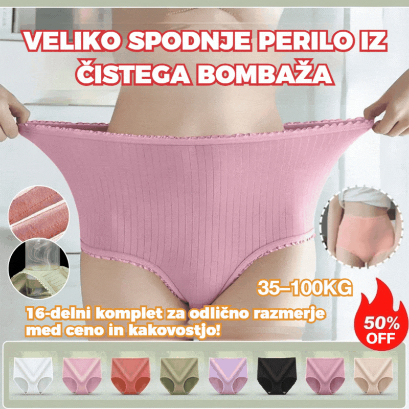 💖(8 kosov) Zadnji dan s 50% popustom: nepremočljive antibakterijske spodnjice z visokim pasom