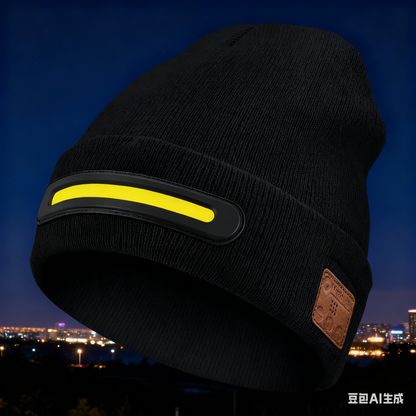 🔥🧢Nabíjecí LED čepice s Bluetooth，Zůstaňte v teple💡