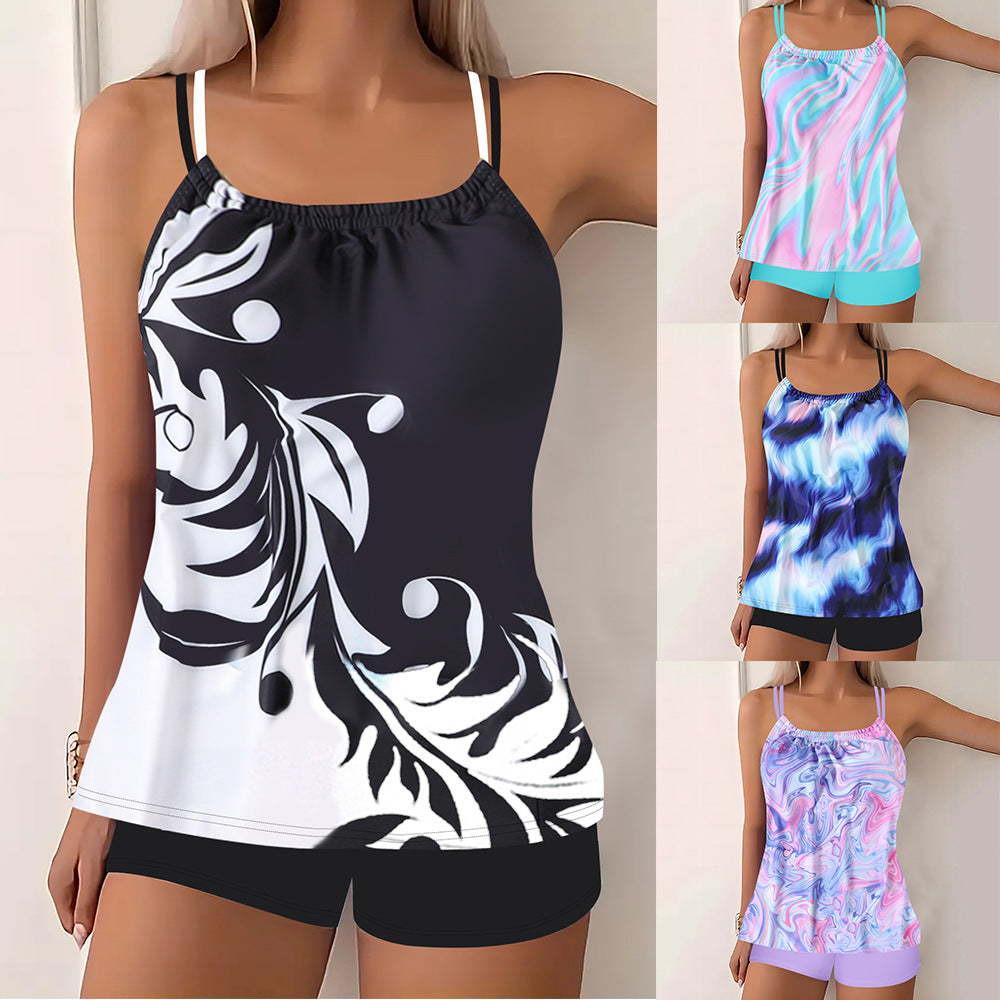 🏊‍♀️👙【S-5XL】Stylowy, wysokiej jakości dwuczęściowy kostium kąpielowy w rozmiarze plus size