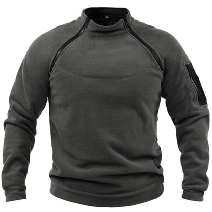 【S-4XL】Męski, ciepły T-shirt outdoorowy na jesień i zimę z długimi rękawami