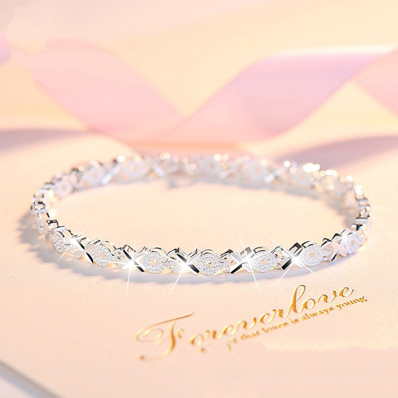 😀👉🍀Náramek Love New Fashion 925 Sterling Silver pro ženy