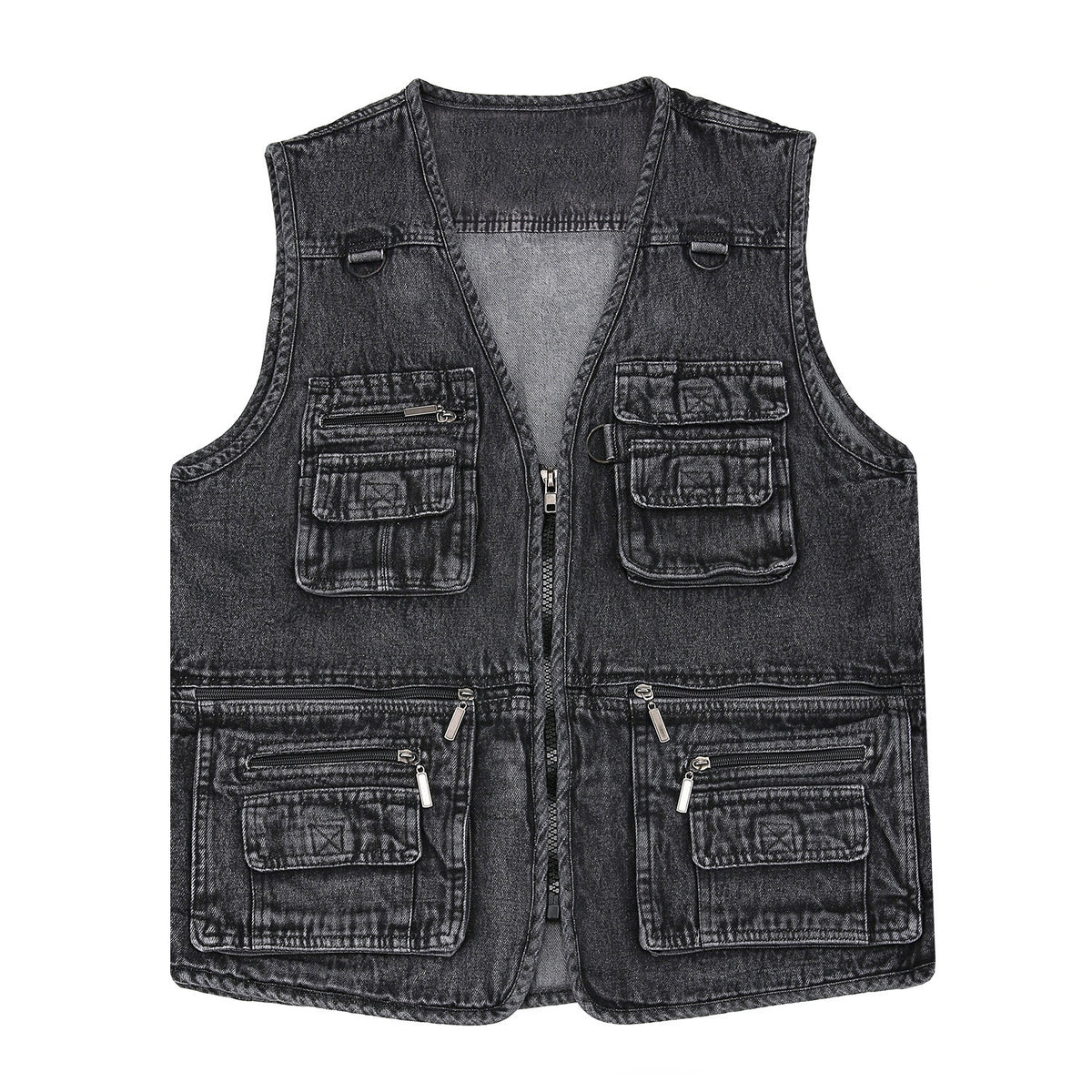 🔥【XL-7XL】2026 Moška denim jopica z več žepi