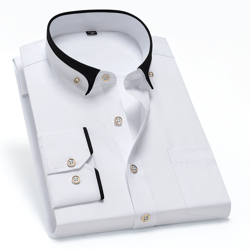 【S-4XL】👕2025 nová prodyšná business ležérní pánská košile