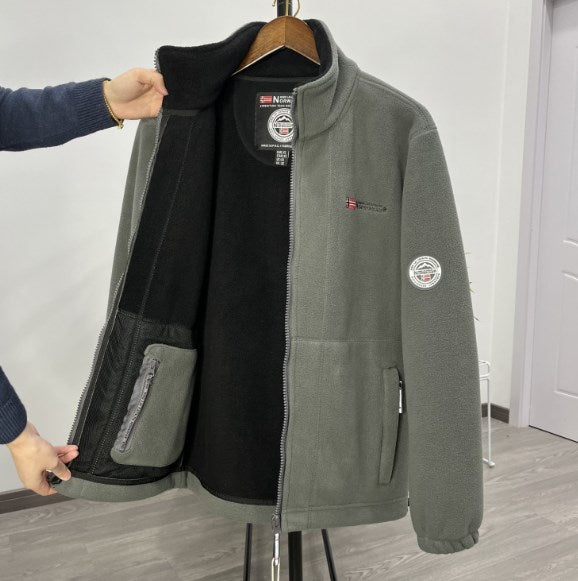 ✨【S-3XL】Moške tople in sproščene jakne velikih velikosti za jesen in zimo