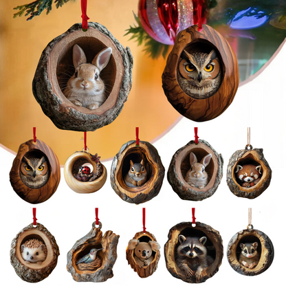 【10 sztuk】🎄Dekoracja choinkowa ze zwierzętami. małe ozdoby zwierzęce