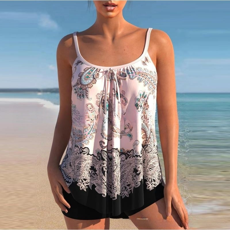 🌴✨【S-4XL】 Novi dvodelni bikini velike velikosti potiskom