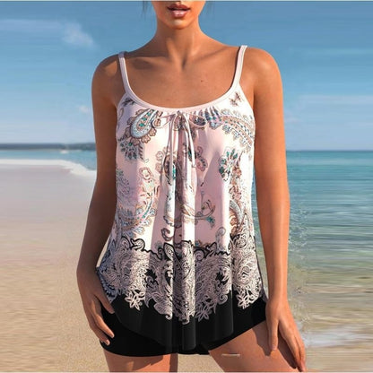 🌴✨【S-4XL】 Novi dvodelni bikini velike velikosti potiskom