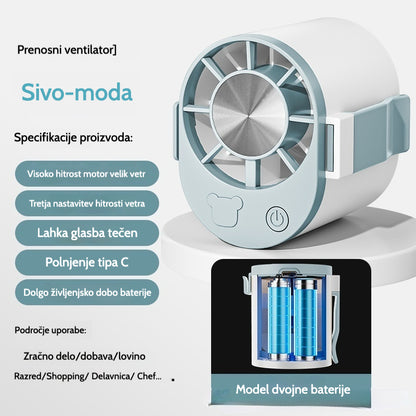 🔥【Kúp 1 a získaj 1 zadarmo】🌀 Mini vysokorýchlostný ventilátor, ktorý sa dá pripevniť na pás.