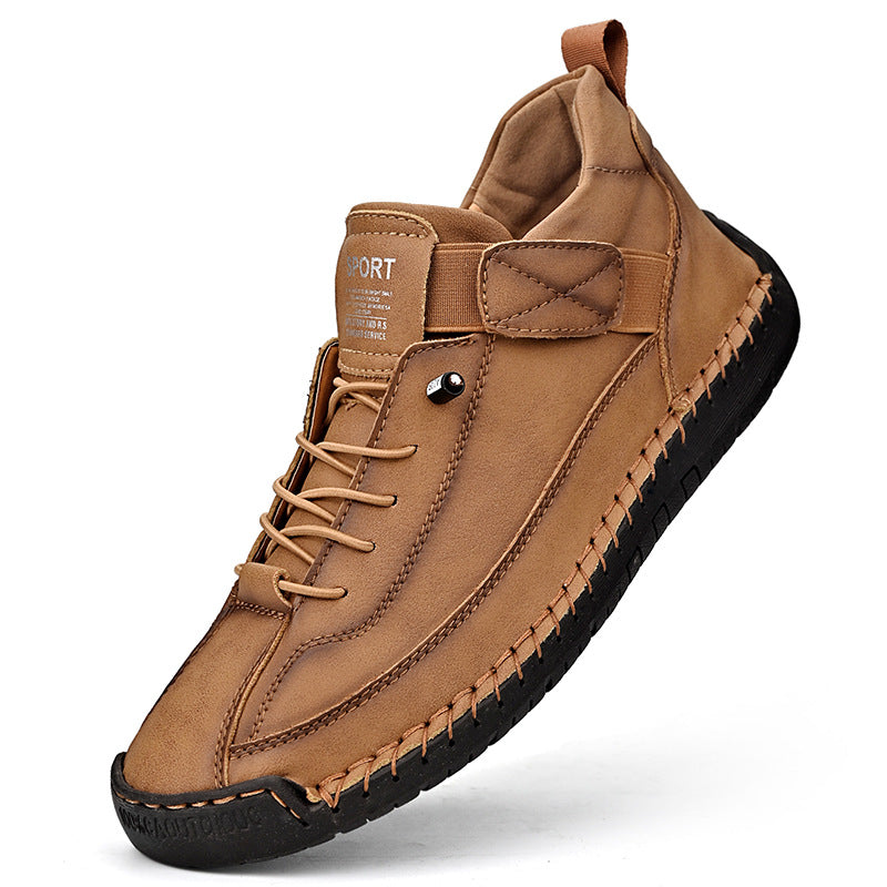 【38-48】Casual obuwie męskie na co dzień, robocze, outdoorowe, szyte buty