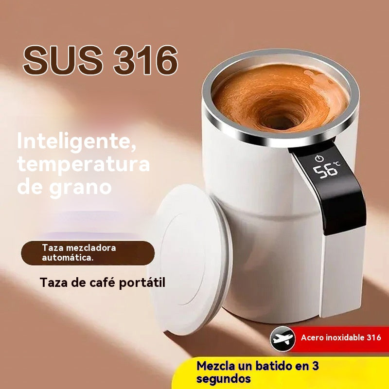 ☕🔋Set kavnih skodelic za ponovno polnjenje z avtomatskim magnetnim mešalom⚡