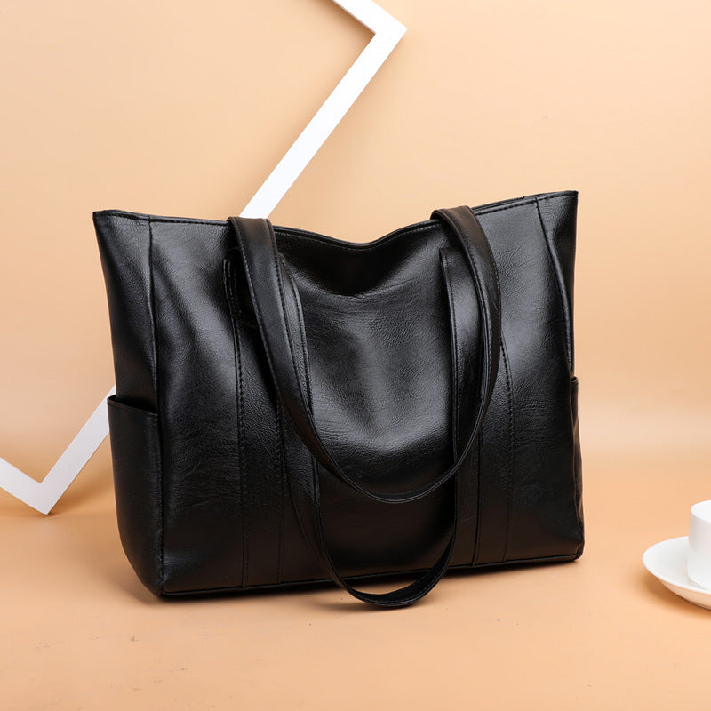 ✨👜【Velika kapaciteta】Ženska torba za čez ramo iz mehkega usnja, novost 2025.