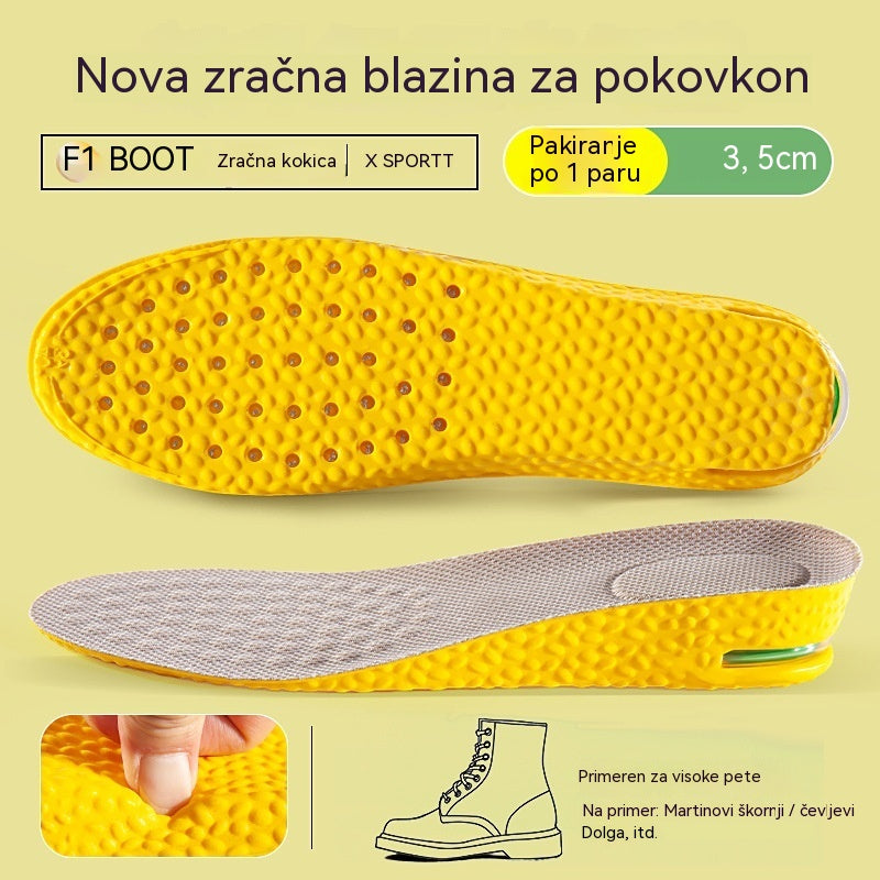 💥【Kupite enega, enega dobite brezplačno】Dva para udobnih vložkov z zračnim blaženjem za dodatno višino📈