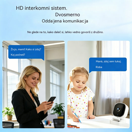 Daljinski brezžični WiFi pametni dom za spremljanje infrardečega nočnega vida dvosmerna domofonska kamera visoke ločljivosti