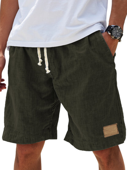 ⏳🔥【Zadnji dan s 50 % popustom】👖 【S-5XL】【55-110 kg】Moške ležerne kratke hlače z vrvico iz lanu za leto 2026 (večje velikosti).