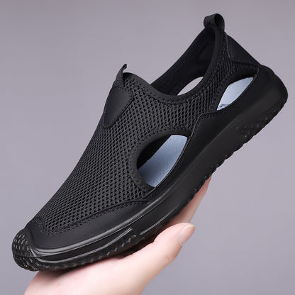 👟Oferta especial de verano🏆【Tallas 38-46】Nuevas sandalias de verano 2026 para hombre, malla transpirable, ligeras y antideslizantes.