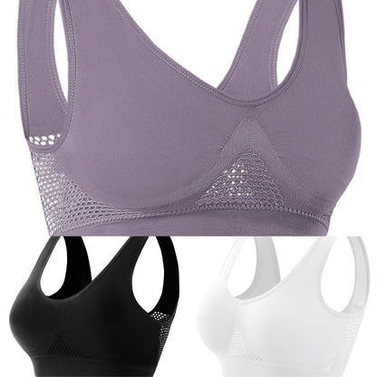 🥰【Paket po 3 kosa】Zračen in eleganten modrček velike velikosti ❤️【40-120kg】
