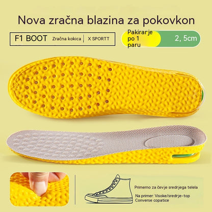 💥【Kupite enega, enega dobite brezplačno】Dva para udobnih vložkov z zračnim blaženjem za dodatno višino📈