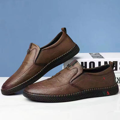 🔥【Časovno omejena ponudba: 50 % popust!!】🔥[Velikosti 38–44]👞Mehki usnjeni čevlji za starejše moške | Zračni in udobni | Celodnevna hoja brez bolečin