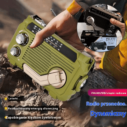 🏕️Przenośna wielofunkcyjna latarka radiowa AM