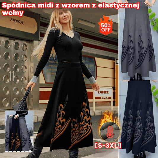 🎀【S-3XL】Jesienna i zimowa pogrubiana wełniana spódnica, modna i uniwersalna