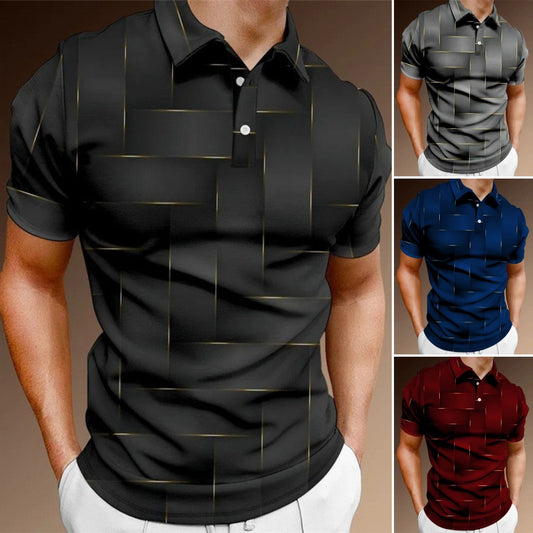 ✨【S-5XL】Poletna nova modna priložnostna POLO majica s kratkimi rokavi