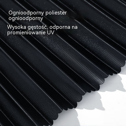 [Zestaw 4 części] Osłona przeciwsłoneczna na okno samochodowe z przesuwaną szyną i izolacją cieplną
