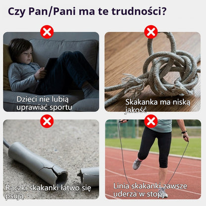 🏃🌈 Dziecięca skakanka LED