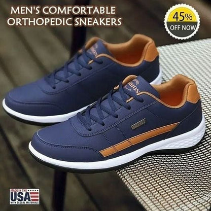 ✨【38-48】2026 nuevas zapatillas de deporte de cuero cómodas para hombre