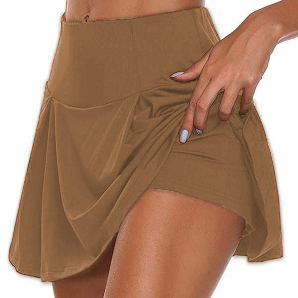 🔥【49% ZNIŻKI】👗【Kup 1, otrzymaj 1 za darmo】2 sztuki damskich sukienek ze zintegrowanymi spodenkami do sportu i fitnessu – dostępne w 13 kolorach