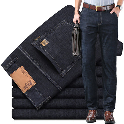 🔥🔥 【60-110 kg】👖👖 Jeansy męskie, proste, codzienne, uniwersalne, w dużych rozmiarach