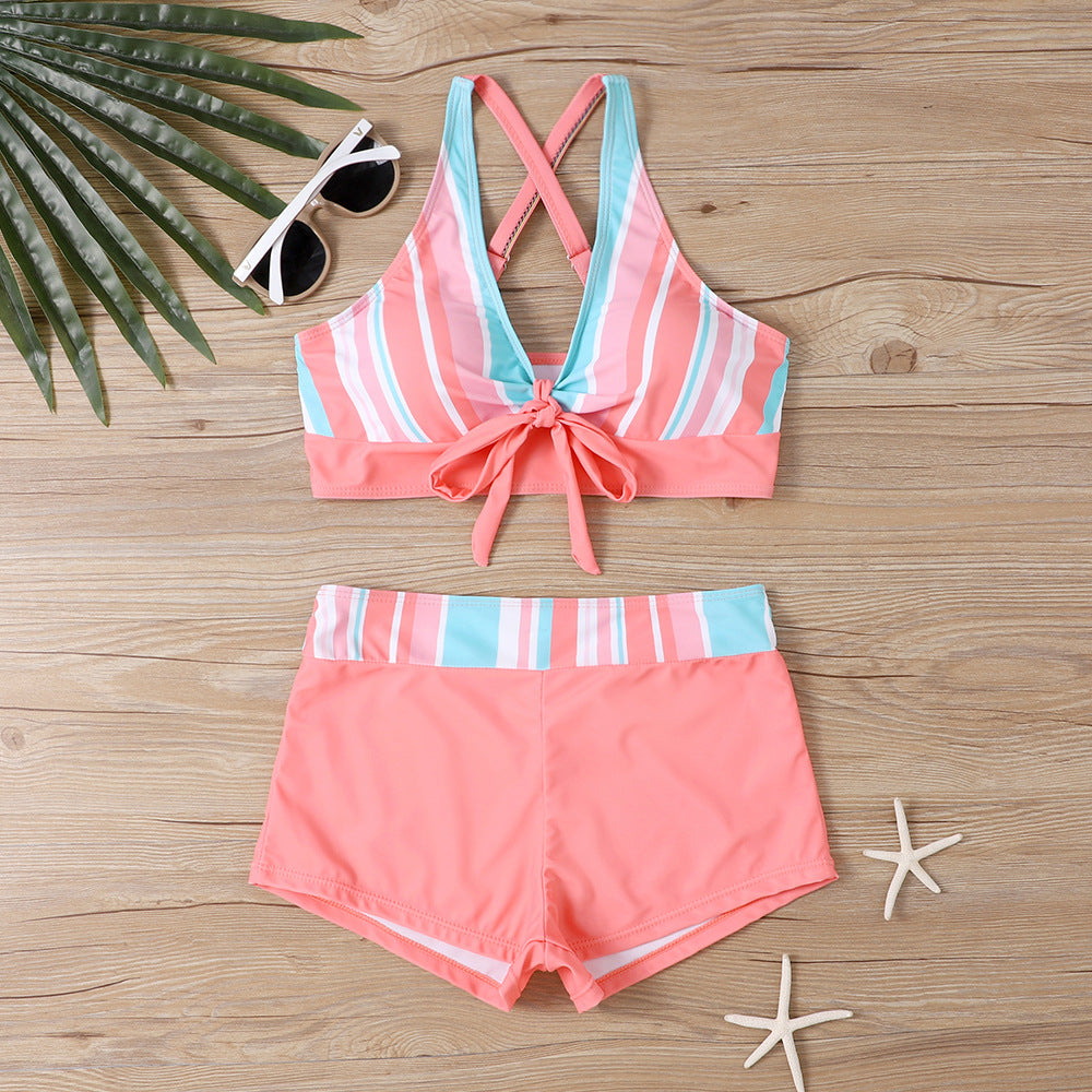 🏊‍👙【S-5XL】🌴Poletne elegantne kopalke za večje številke s potiskom, modne in lepe, ohlapne in udobne