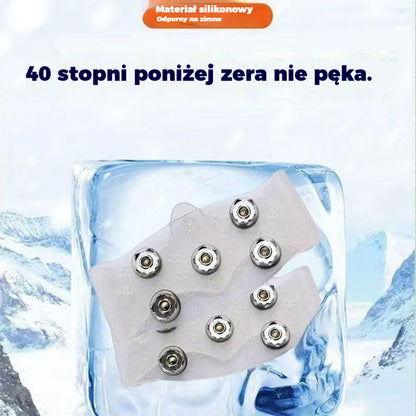 【Kup 2, a 2 dostaniesz gratis】5-ramienne ochraniacze na buty do wędrówek na świeżym powietrzu, antypoślizgowe, odpowiednie do wędrówek po śniegu, wspinaczki górskiej, skałkowej i zimowych powierzchni lodowych