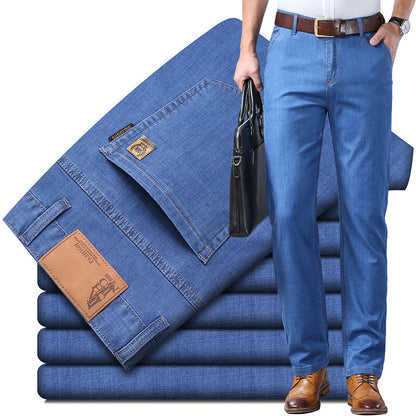 🔥🔥 【60-110 kg】👖👖 Jeansy męskie, proste, codzienne, uniwersalne, w dużych rozmiarach