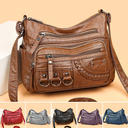 💥👜Nová velkoobjemová měkká kožená taška přes rameno/crossbody pro rok 2025