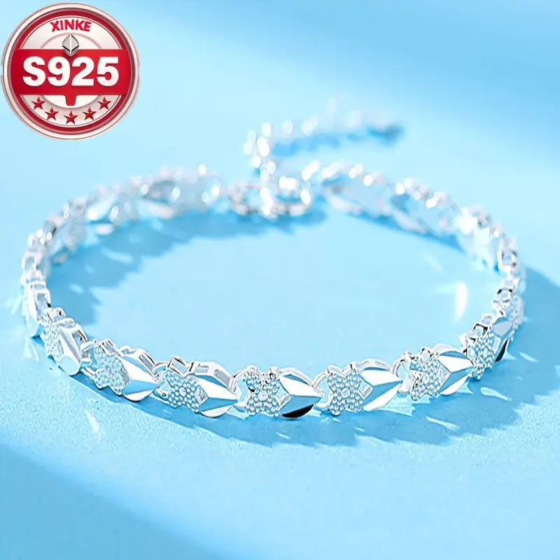 😀👉🍀Náramek Love New Fashion 925 Sterling Silver pro ženy